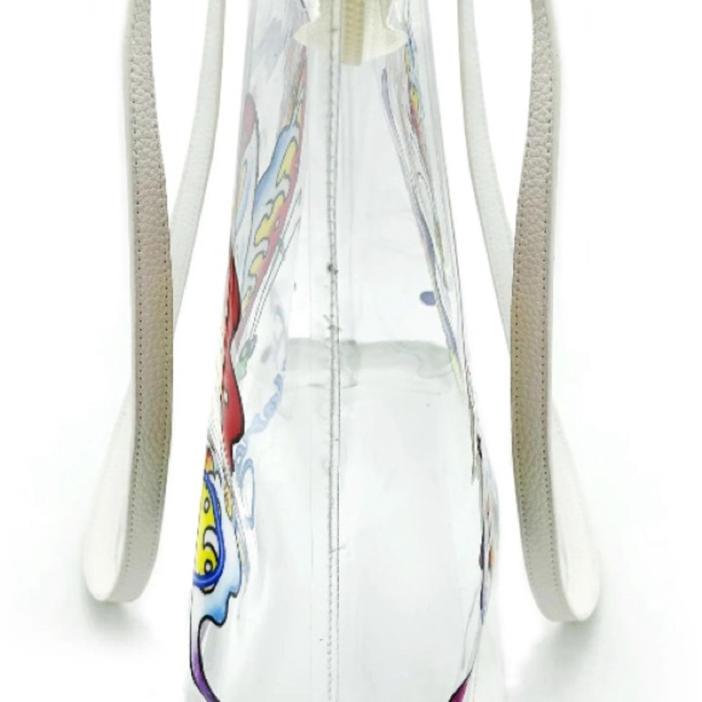 PVC tote bag w ED Hardy Butterfly graphic.  Absolutely beautiful! - Picture 3 of 3